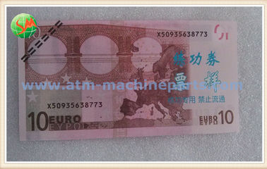 Meio-Teste original do ATM DieboldParts do tamanho do euro 10 mesmos com as notas reais