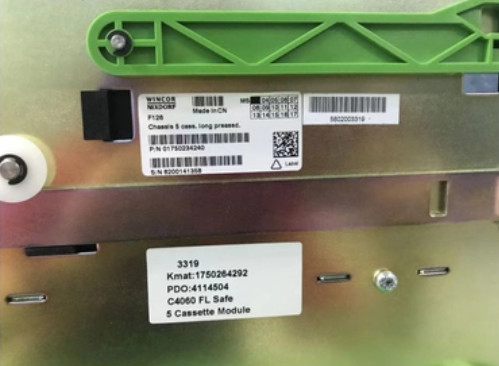 01750234240 1750234240 Máquina de caixas eletrônicos Wincor Nixdorf Chassis 5 CASSETES LONG PREASSD Partes de caixas eletrônicos